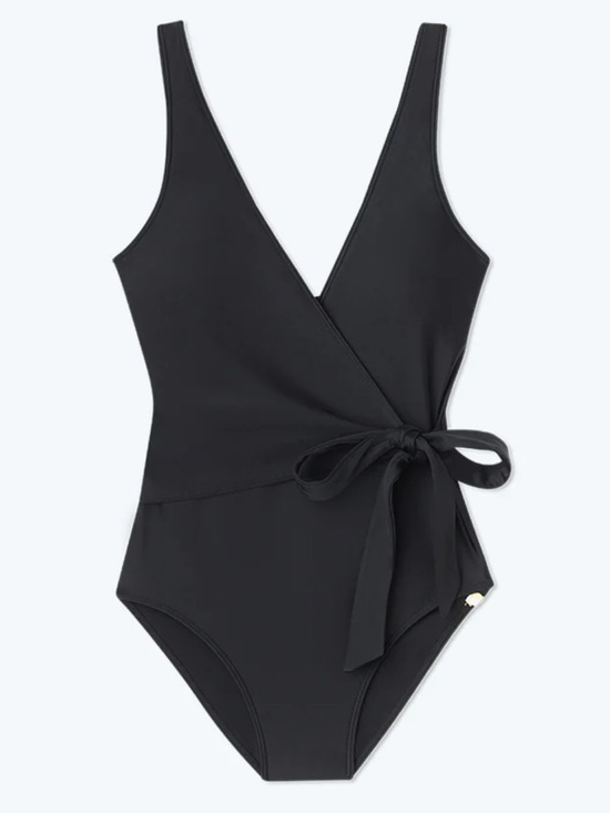 summersalt Other - Summersalt The perfect wrap One piece swimsuit bathing suit black beach 10